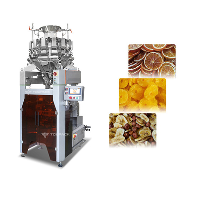 2.5KW 0.04-0.08mm Multihead Weigher Packing Machine Untuk Pengukuran Ketebalan Film