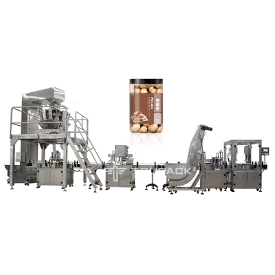 220V 50Hz Kontrol PLC Minuman Dapat Mengisi Mesin Bahan Stainless Steel