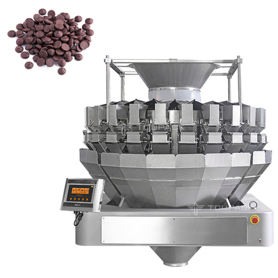 Otomatis Vertikal Multihead Weigher Pengisian Cokelat Kopi Biji Packing Mesin