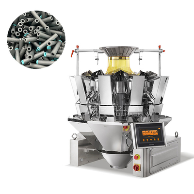 Mesin kemasan plastik dan perangkat keras otomatis dengan 14 10 kepala Multihead Weigher