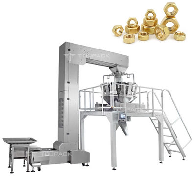 Stainless Steel 304 Mesin Pengemasan Otomatis Vibration Bowl Hex Nut Screw Filling Machine