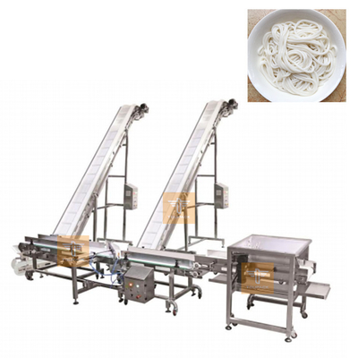 Sistem Pengangkutan Otomatis Untuk Mie Nasi Food Grade Belt Inclined Conveyor
