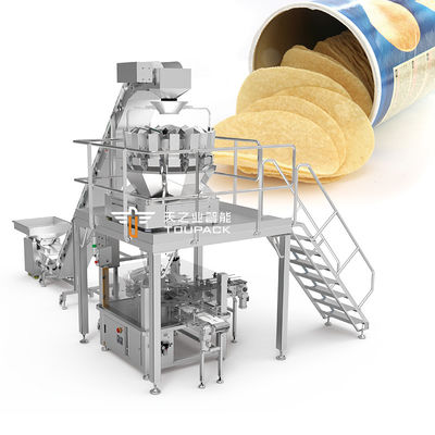 Chips Vacuum Nitrogen Metal Jar Grain Food Tin Can Sealer Popcorn Plastik Jar Tin Seal Machine