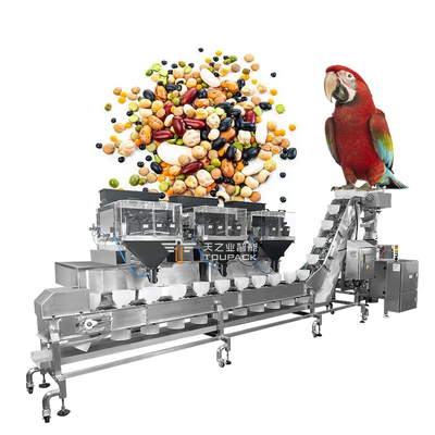Timbangan Multihead Otomatis untuk Pengemasan Makanan Burung Parkit 2.5kg