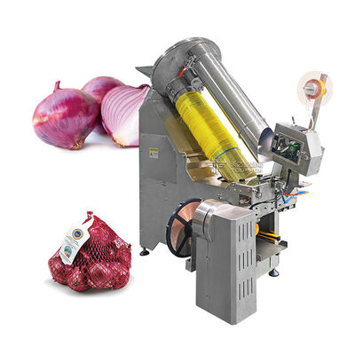 Sistem Pengemasan Tas Jaring 0,5kg-5kg Otomatis dengan Kliping dan Pelabelan