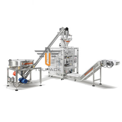 Tidak Ada Kebocoran 200L AC220V Auto Weighing Filling Dan Sealing Machine Untuk Bubuk