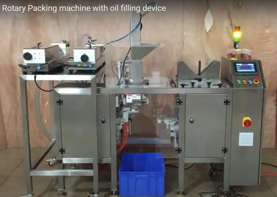 0.5L 60WPM Auto Weighing Filling Dan Sealing Machine, Mesin Pembungkus Tas