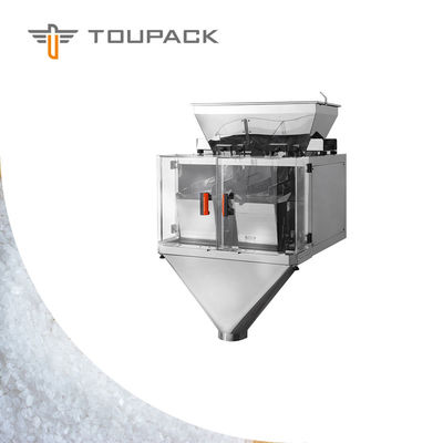 Double Head 0.8L 304SUS Granular Packaging Machine Untuk Bumbu Beras