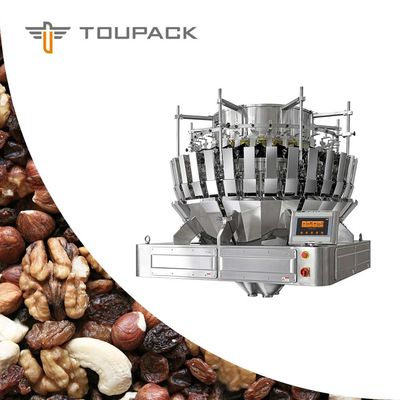 Otomatis SS304 2.5L Multihead Weigher Packing Machine Untuk Kacang Kacang Campuran