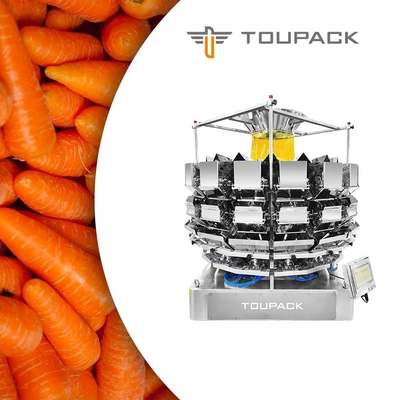 SUS 304 Multihead Combination Weighing Machine Untuk Produk Massal