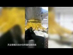 Sistem pengemasan dan penimbangan untuk makanan es