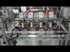 Mesin Pengisi Pasta Kacang Mesin Pengisi Cairan Saus Empat Kepala