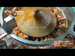 makanan acar lengket Sayap ayam dan steak ayam Screw Multihead Weigher